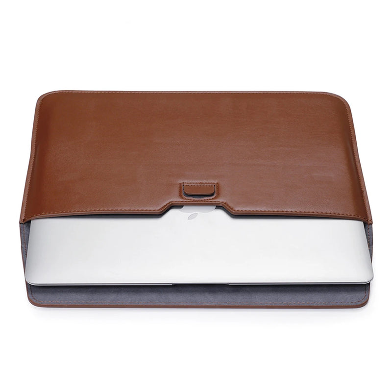 Laptop PU Leather Sleeve - M.Tech Access