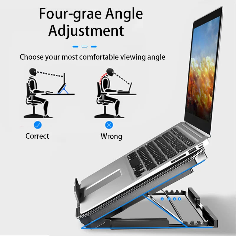 Adjustable Laptop Cooling Pad - M.Tech Access