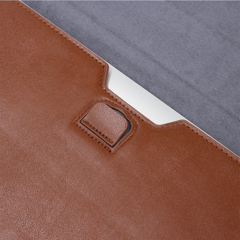 Laptop PU Leather Sleeve - M.Tech Access