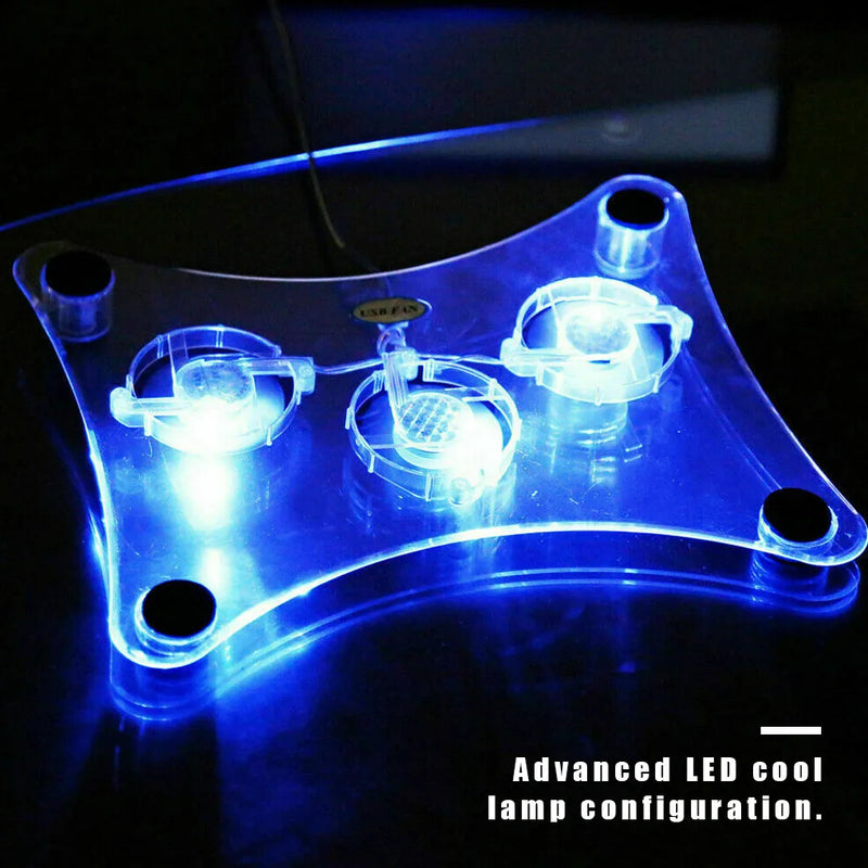 LED Laptop Cooling Pad - MTechAccessory