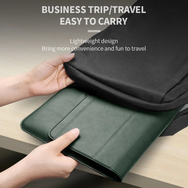 Pu Leather Laptop Sleeve - M.Tech Access