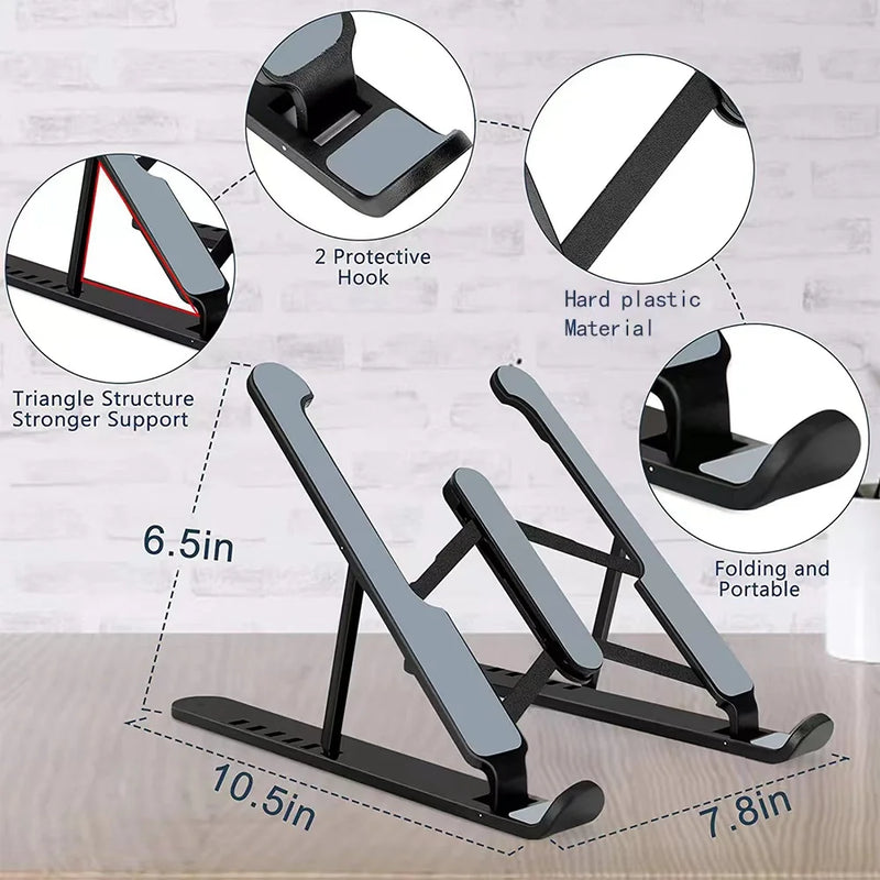 Laptop Adjustable Riser Stand - M.Tech Access