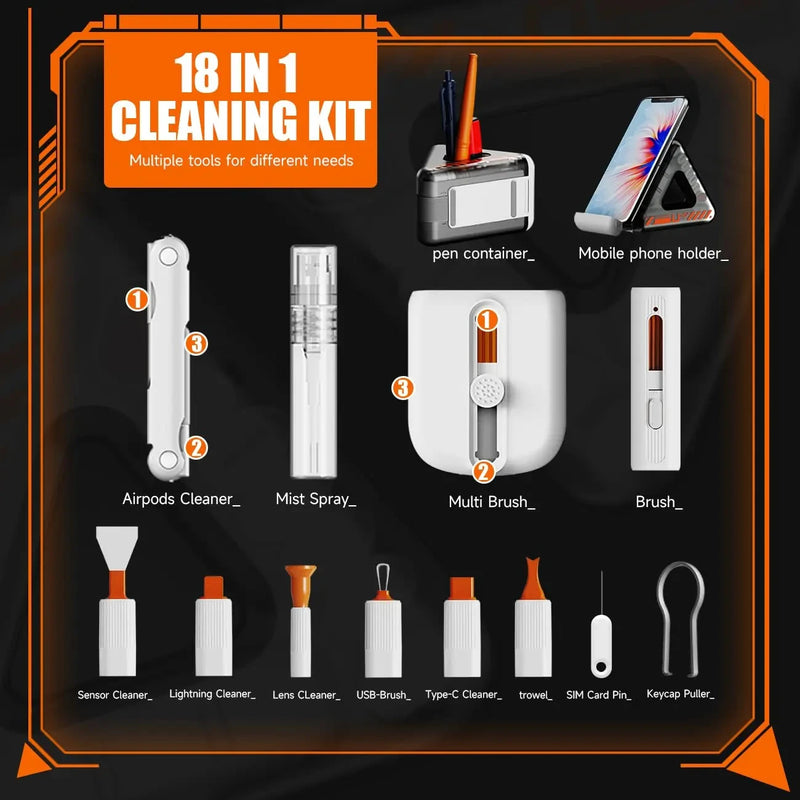 24in1 Laptop Screen Cleaning Brush - M.Tech Access