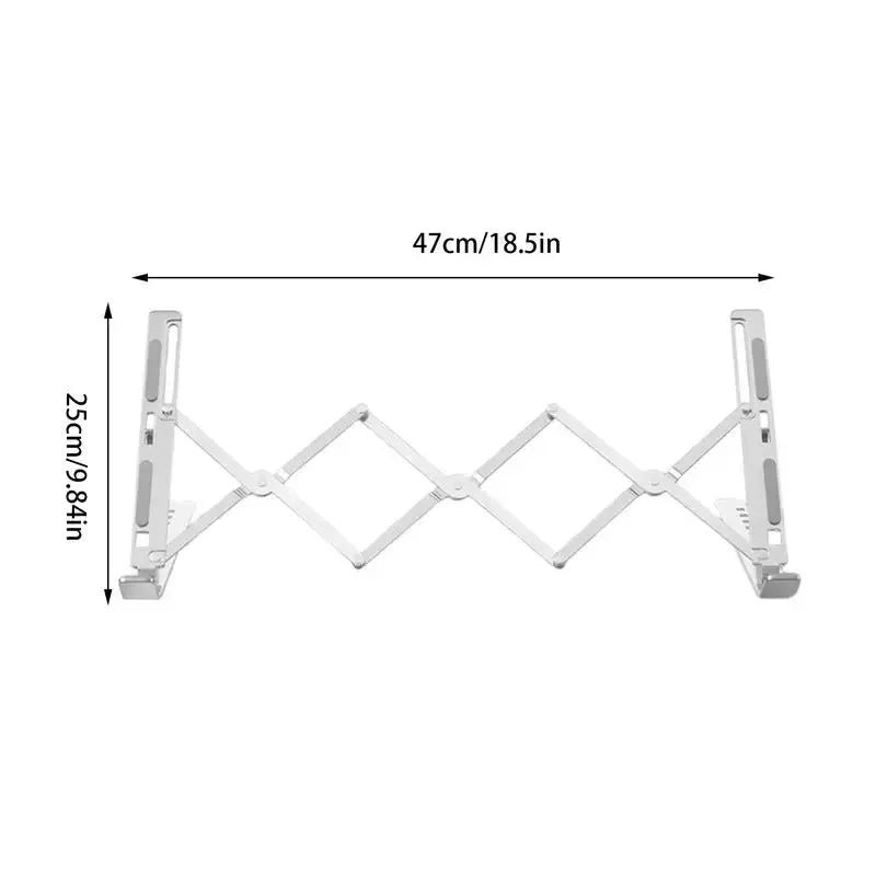 Laptop Metal Height Adjustable Stand - M.Tech Access