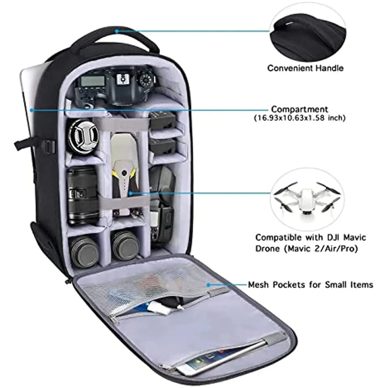 Waterproof Hardshell Laptop Backpack - M.Tech Access