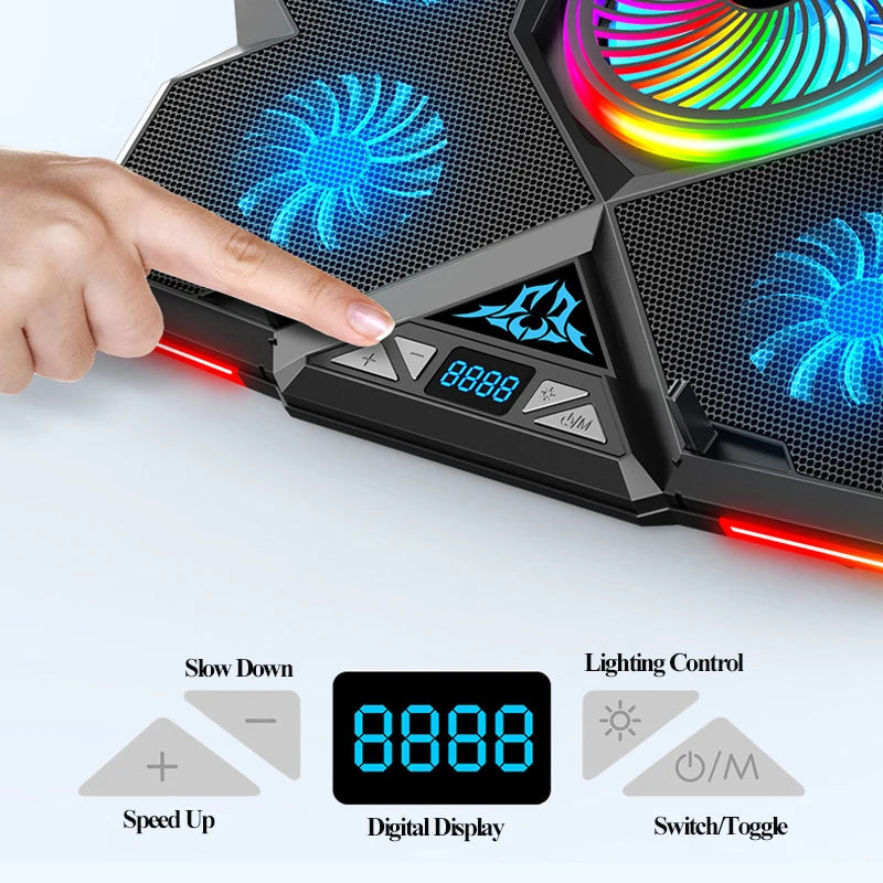 Laptop Cooler RGB Cool Stand - M.Tech Access