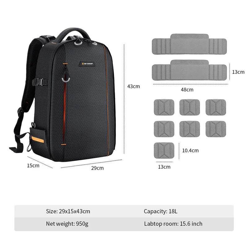 Professional Laptop Camera Backpack - MTechAccessory