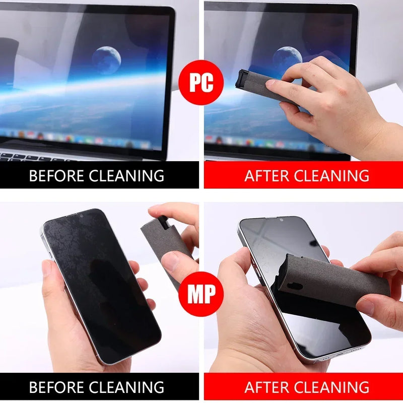 2 In 1 Screen Cleaner Spray Bottle - M.Tech Access