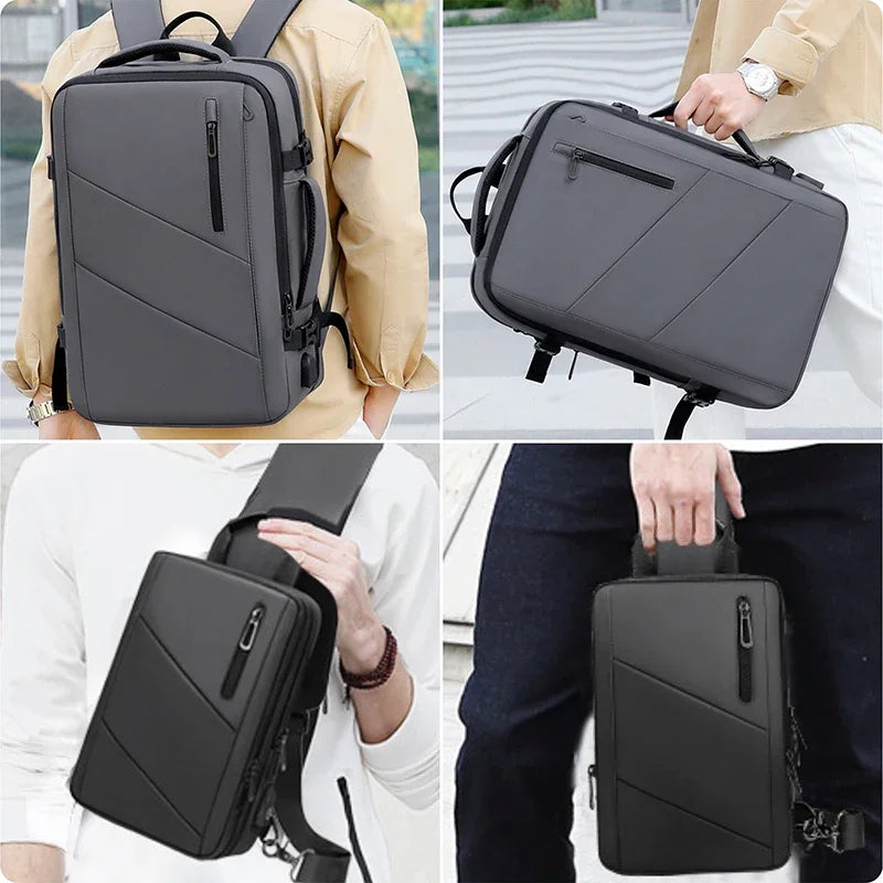 Multi Pocket Expandable Laptop Backpack - M.Tech Access