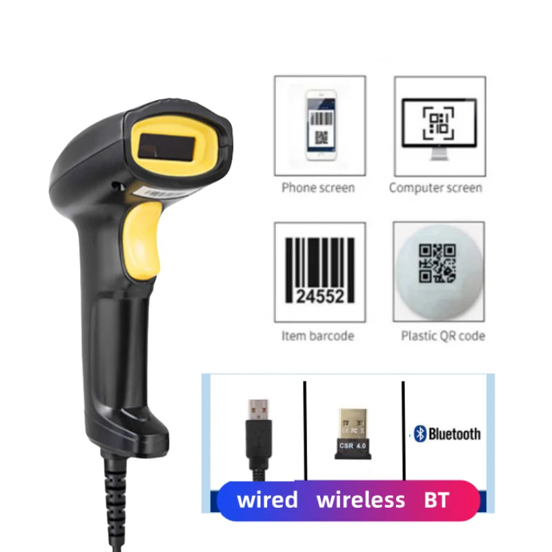 Wired Wireless 2d Scanner - M.Tech Access