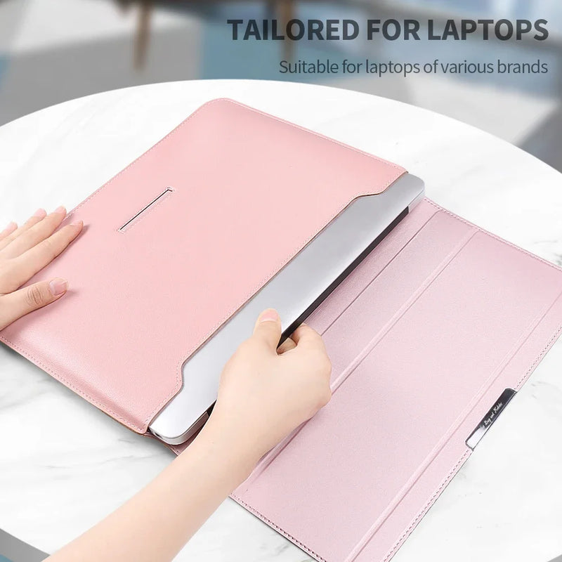 Pu Leather Laptop Sleeve - M.Tech Access