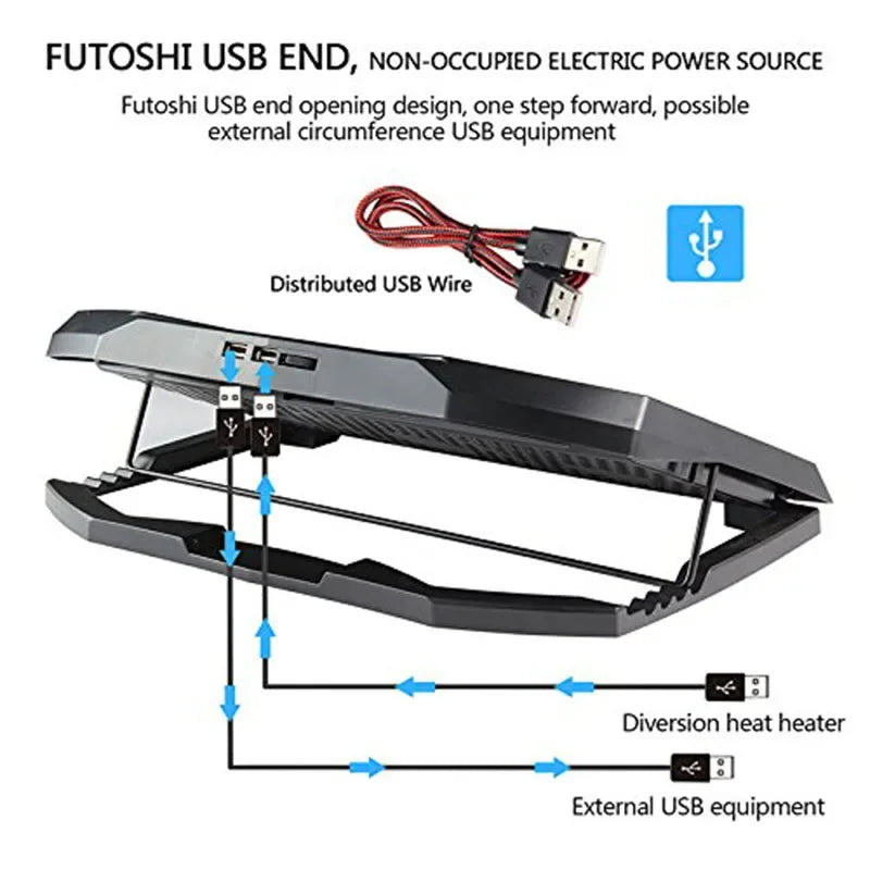 Adjustable USB Laptop Cooling Pad - M.Tech Access