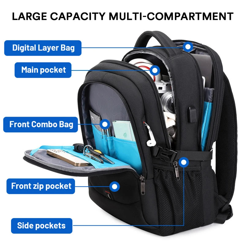 Oxford Wear-resistant Laptop Backpack - M.Tech Access