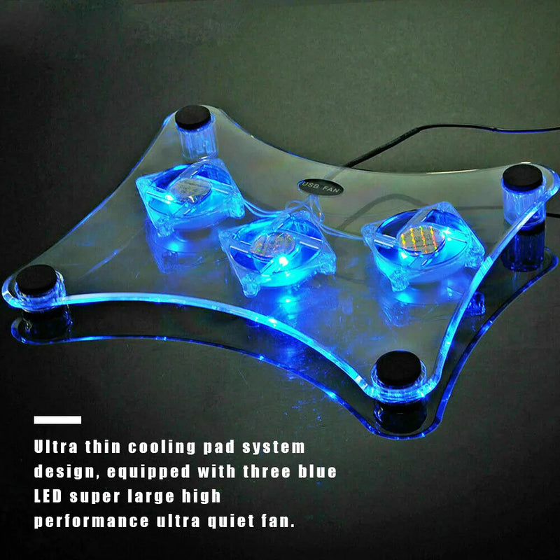 Laptop LED Light Cooling Pad - MTechAccessory