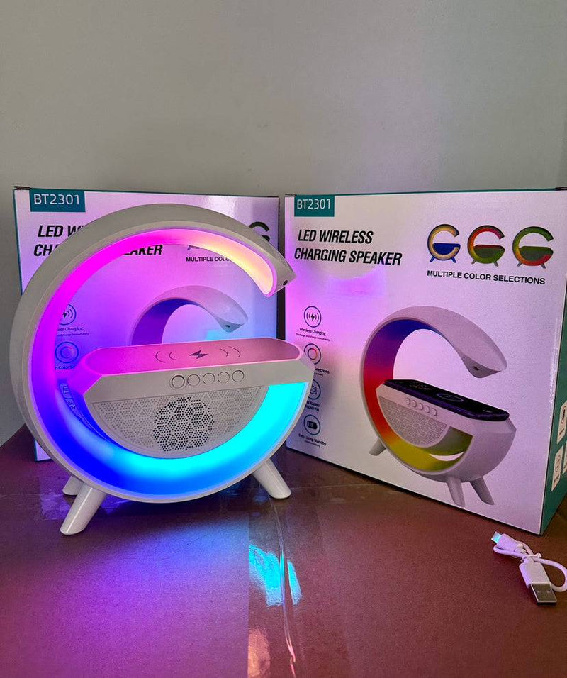 Wireless Charger with Clock and Night Light